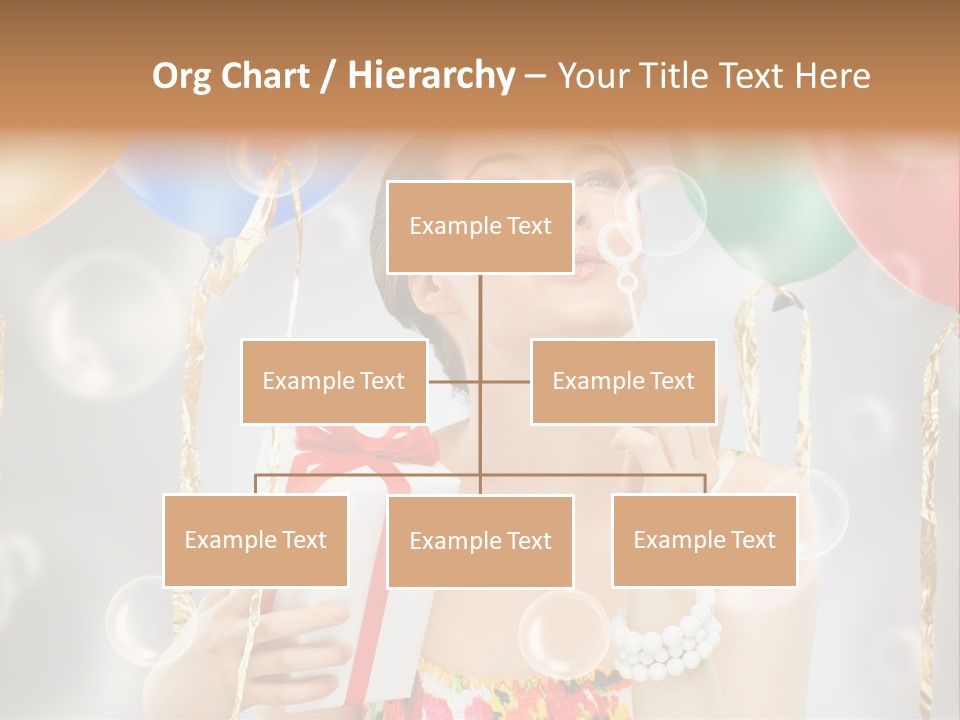 Portrait Glamour Cheerful PowerPoint Template