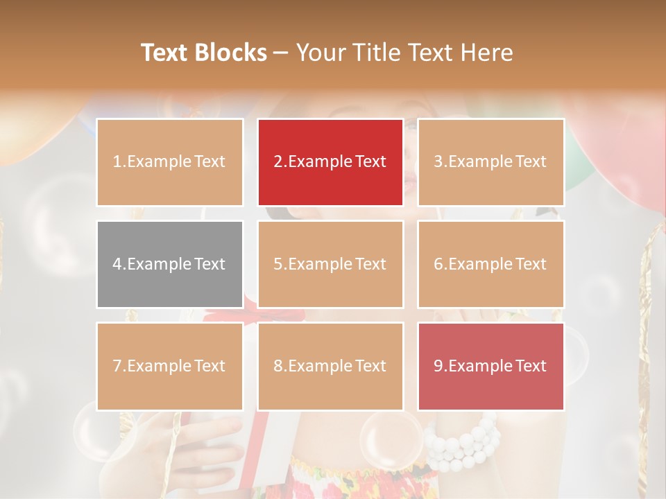 Portrait Glamour Cheerful PowerPoint Template