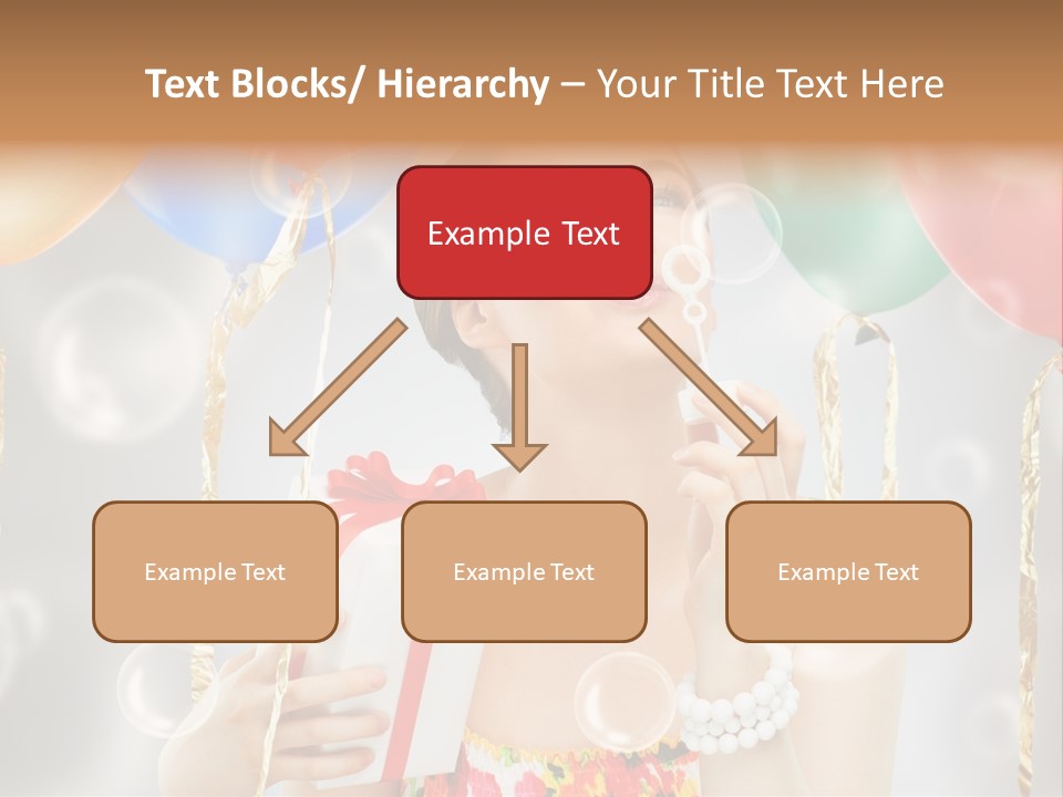 Portrait Glamour Cheerful PowerPoint Template