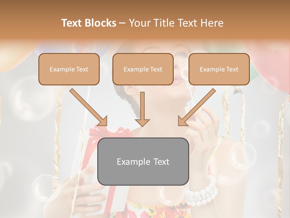 Portrait Glamour Cheerful PowerPoint Template