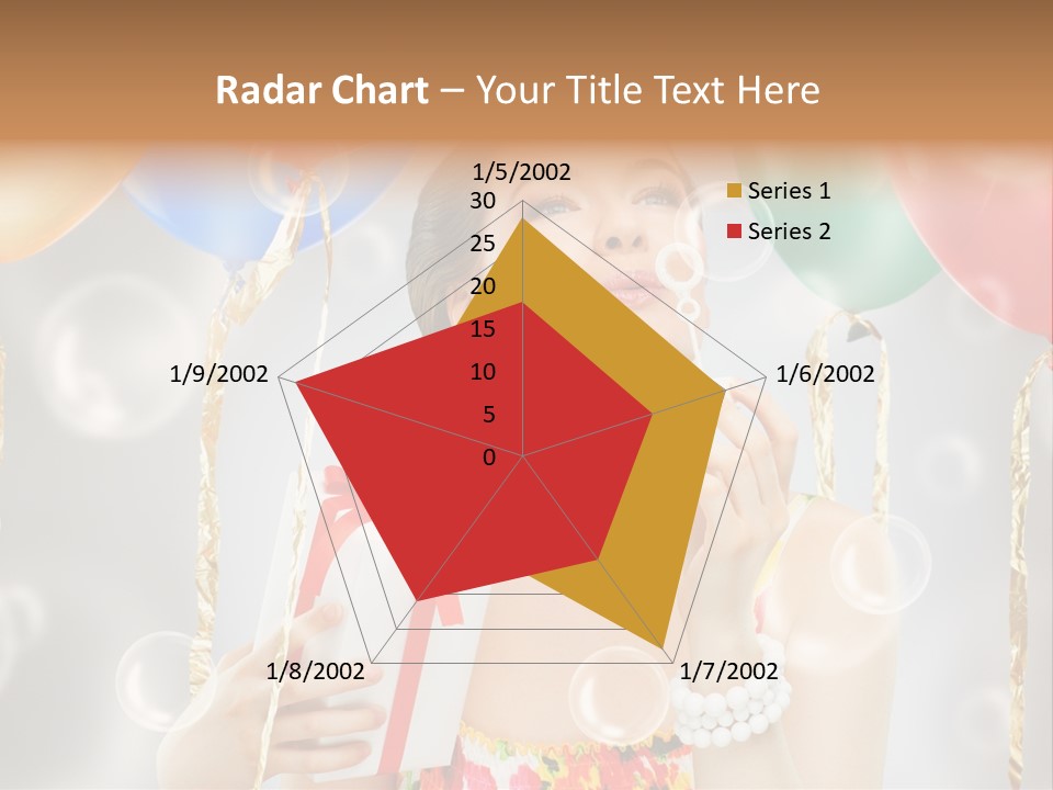 Portrait Glamour Cheerful PowerPoint Template
