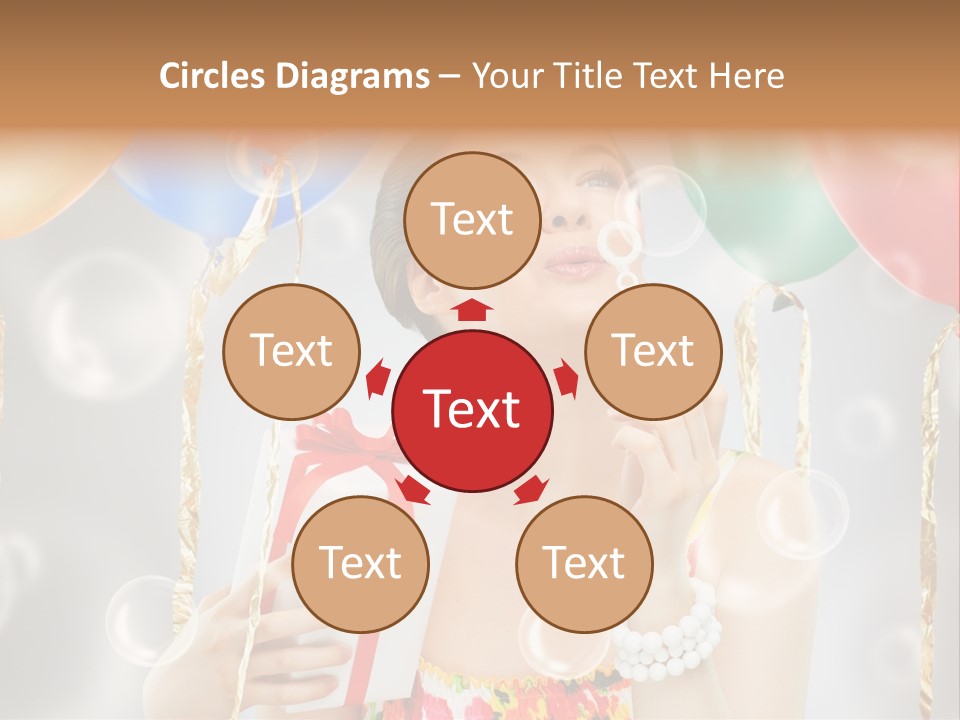 Portrait Glamour Cheerful PowerPoint Template