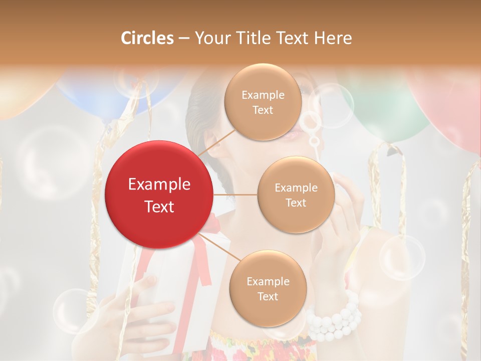 Portrait Glamour Cheerful PowerPoint Template