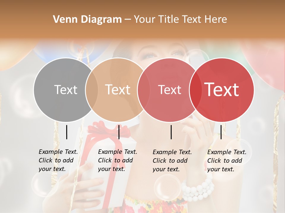 Portrait Glamour Cheerful PowerPoint Template