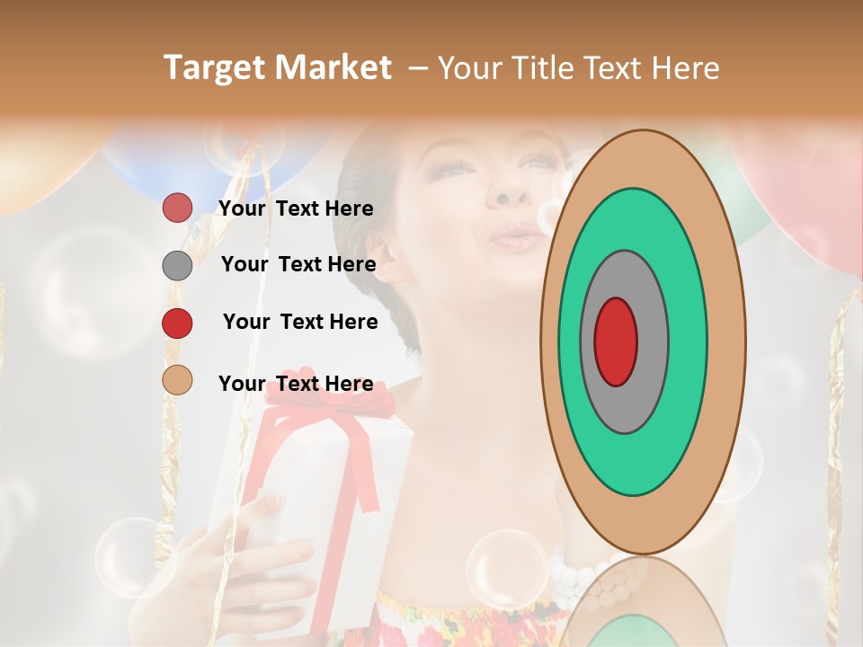 Portrait Glamour Cheerful PowerPoint Template