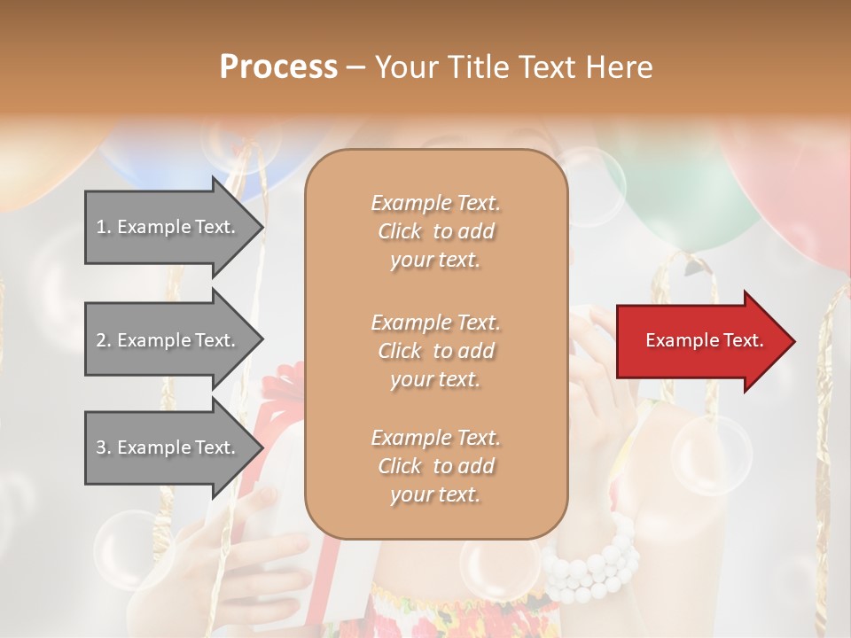 Portrait Glamour Cheerful PowerPoint Template