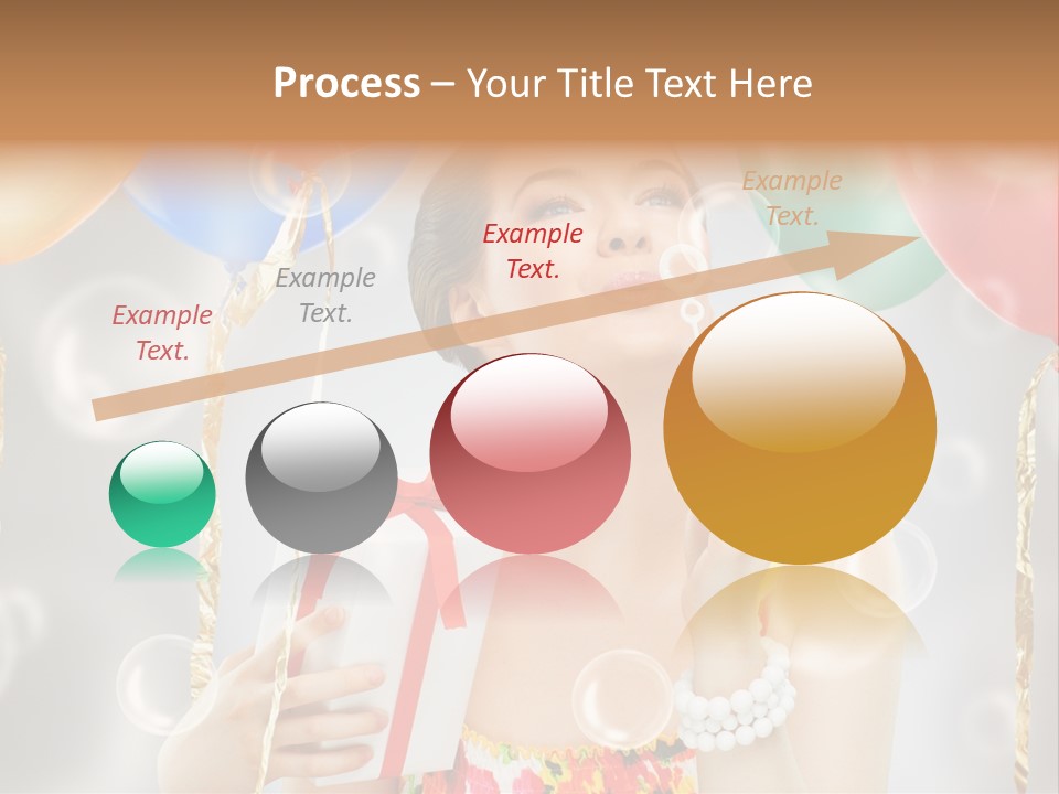 Portrait Glamour Cheerful PowerPoint Template