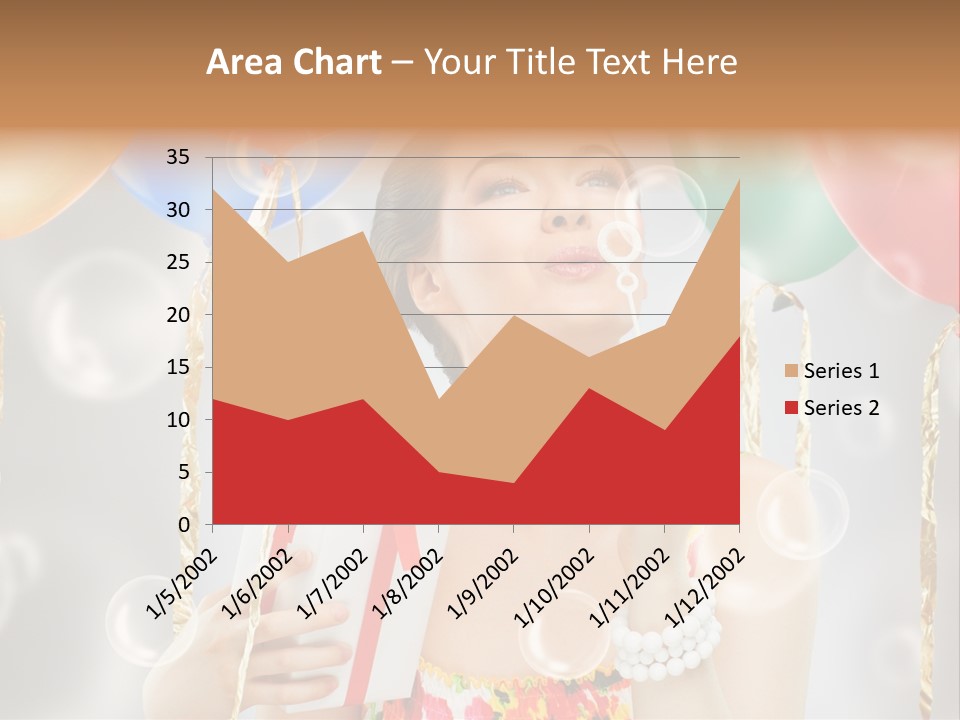 Portrait Glamour Cheerful PowerPoint Template