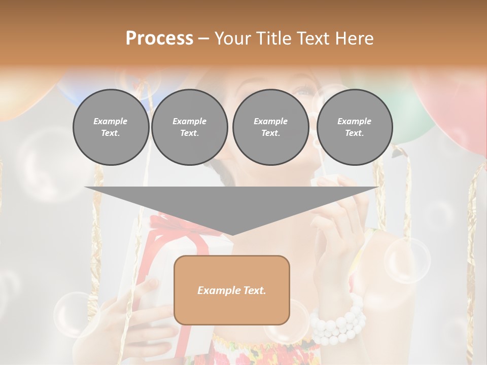 Portrait Glamour Cheerful PowerPoint Template