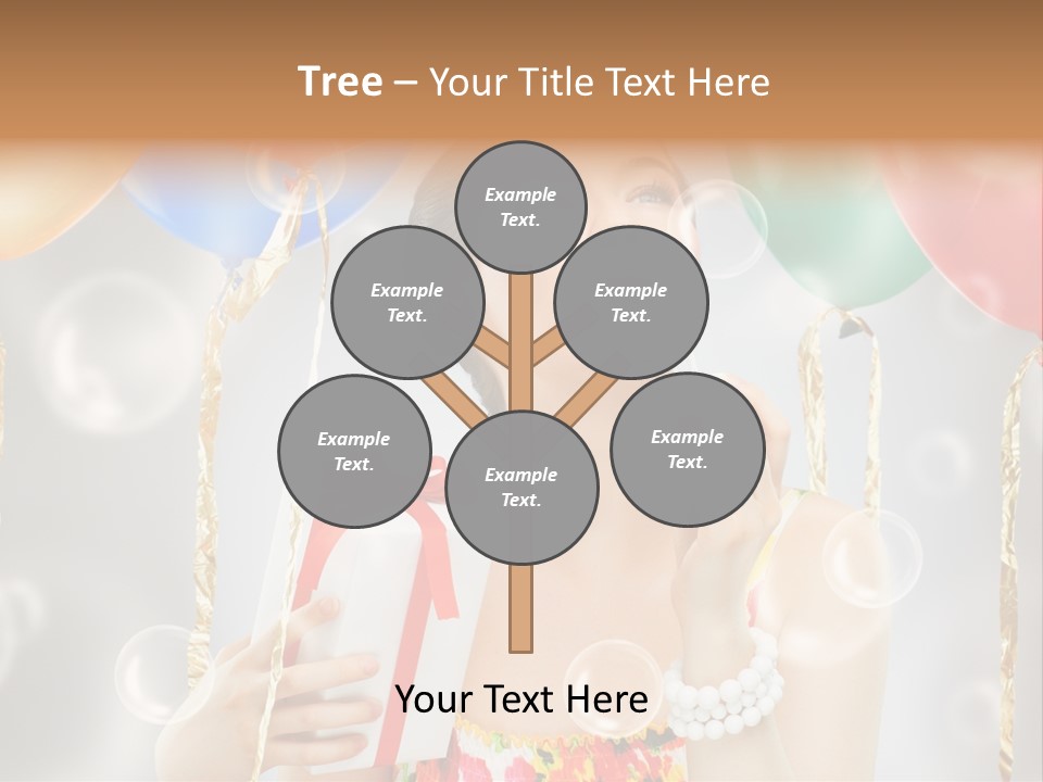 Portrait Glamour Cheerful PowerPoint Template