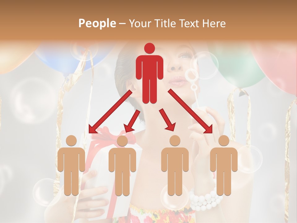 Portrait Glamour Cheerful PowerPoint Template