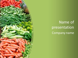 Capsicum Carbohydrate Ladies PowerPoint Template