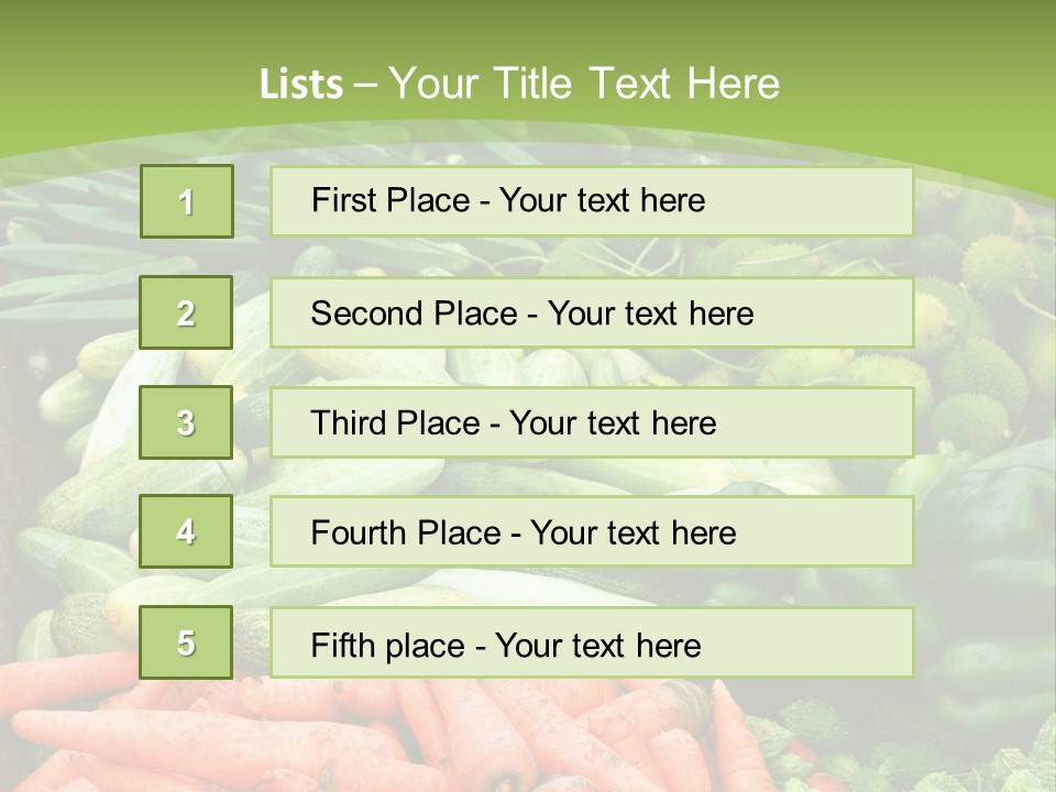 Capsicum Carbohydrate Ladies PowerPoint Template