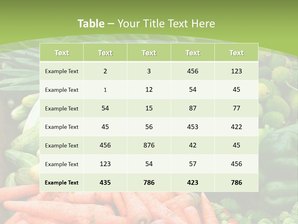 Capsicum Carbohydrate Ladies PowerPoint Template