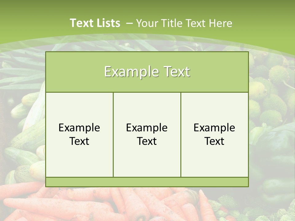Capsicum Carbohydrate Ladies PowerPoint Template