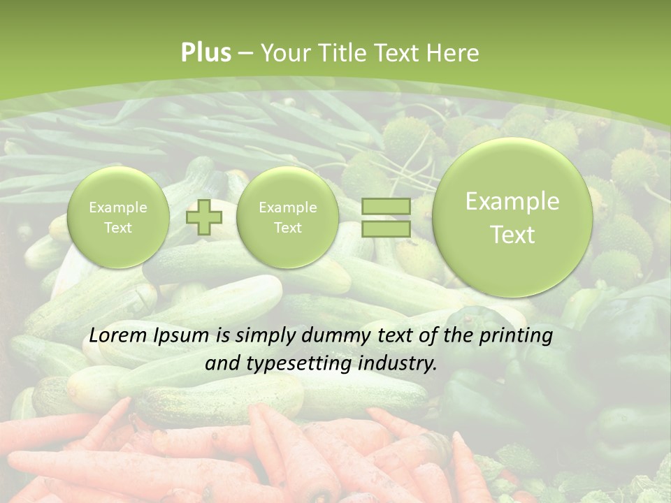 Capsicum Carbohydrate Ladies PowerPoint Template