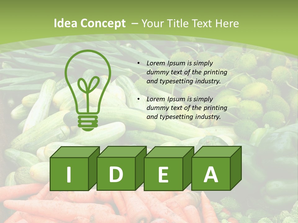 Capsicum Carbohydrate Ladies PowerPoint Template