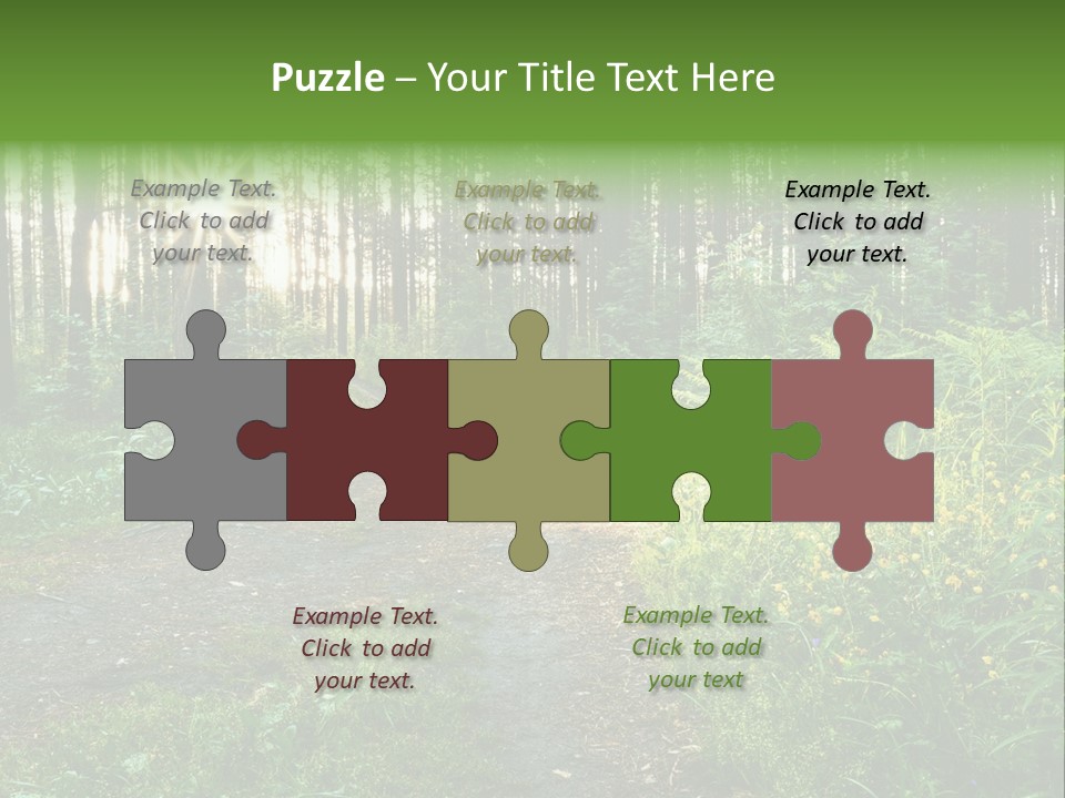 Light Beautiful Sunset PowerPoint Template