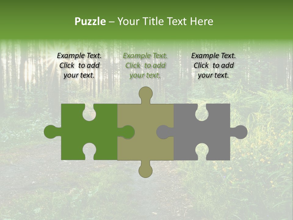 Light Beautiful Sunset PowerPoint Template