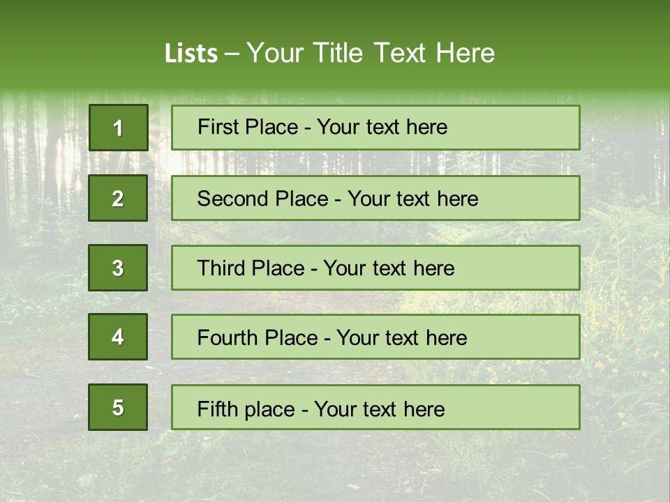 Light Beautiful Sunset PowerPoint Template