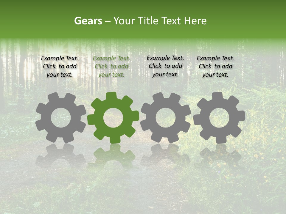 Light Beautiful Sunset PowerPoint Template