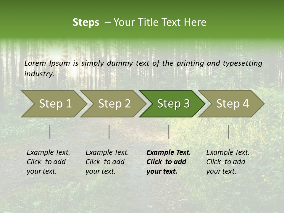 Light Beautiful Sunset PowerPoint Template