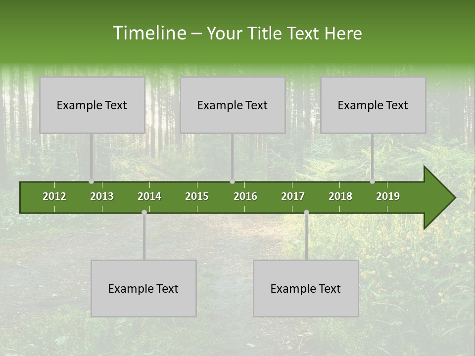 Light Beautiful Sunset PowerPoint Template