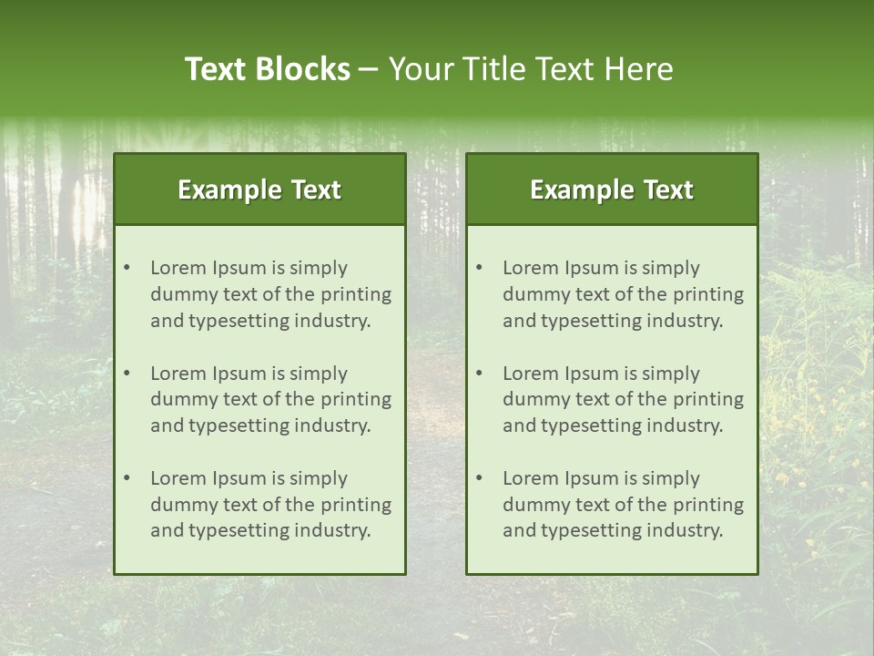 Light Beautiful Sunset PowerPoint Template