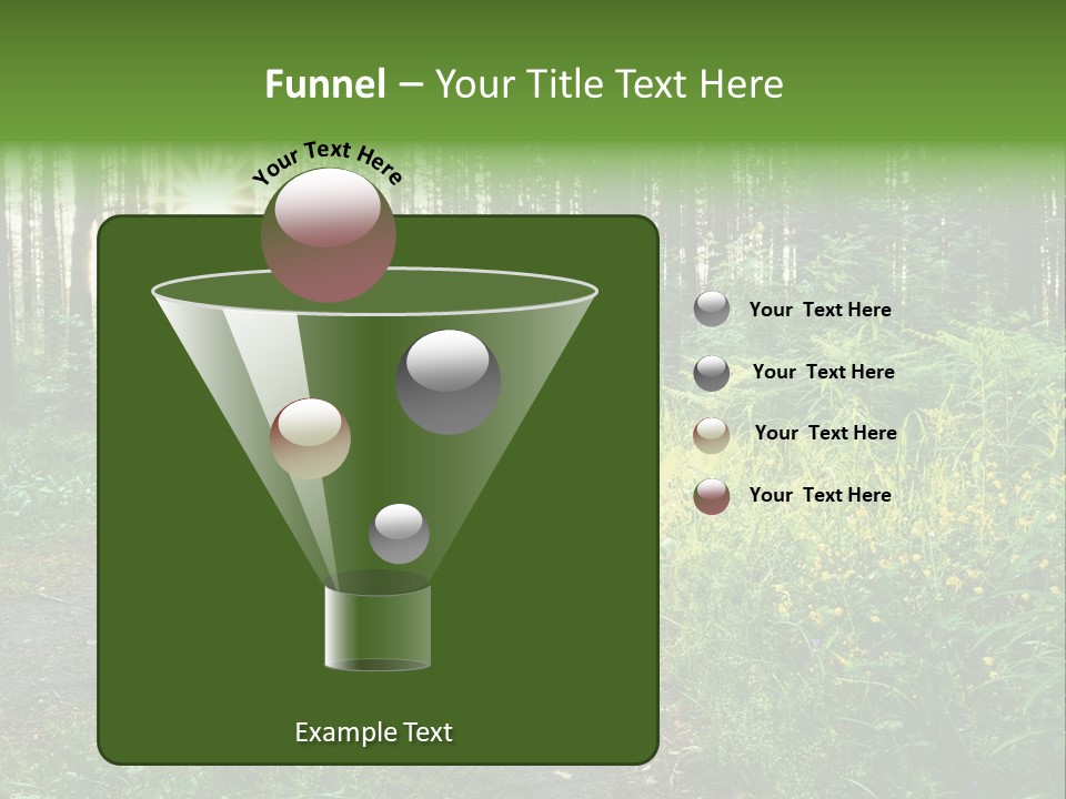 Light Beautiful Sunset PowerPoint Template
