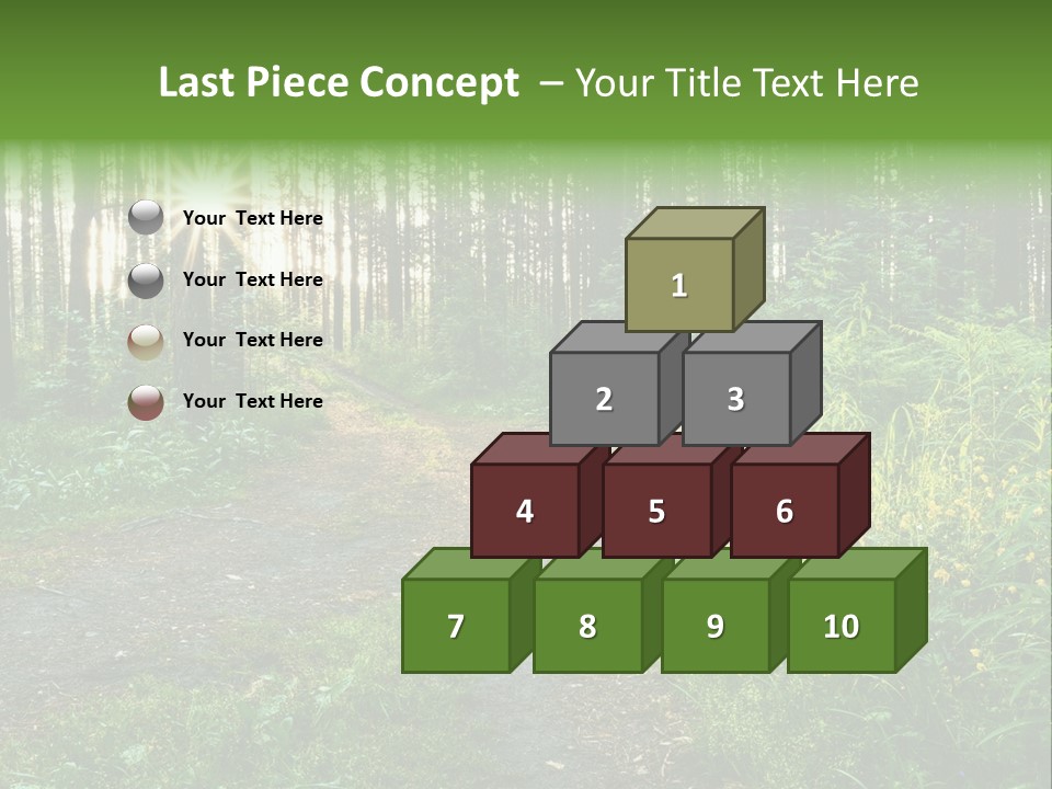 Light Beautiful Sunset PowerPoint Template