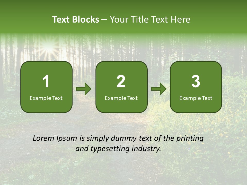 Light Beautiful Sunset PowerPoint Template