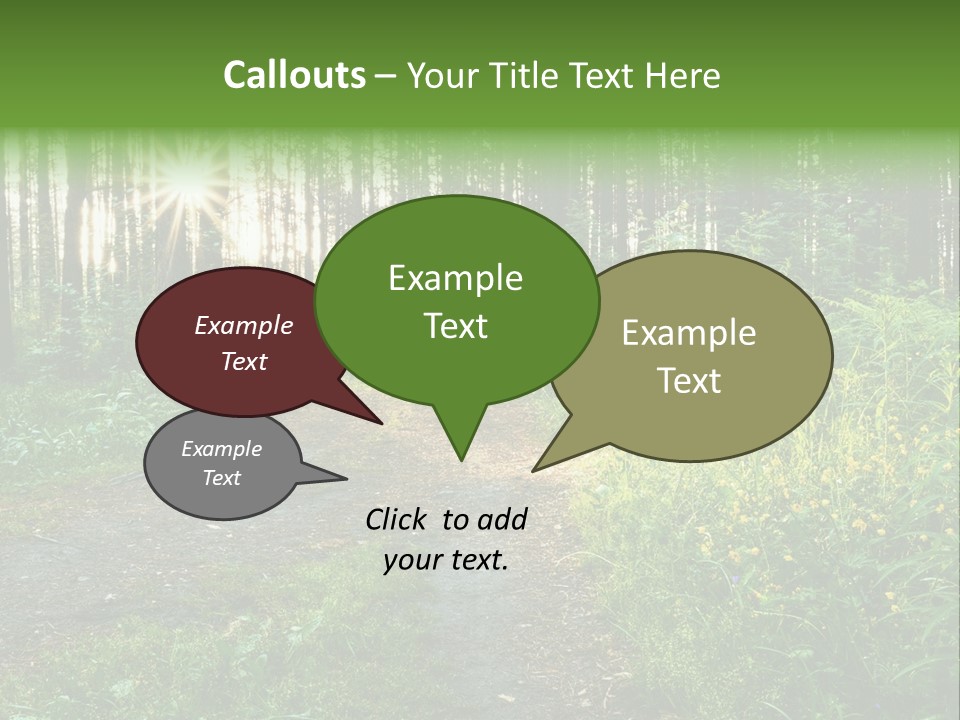 Light Beautiful Sunset PowerPoint Template