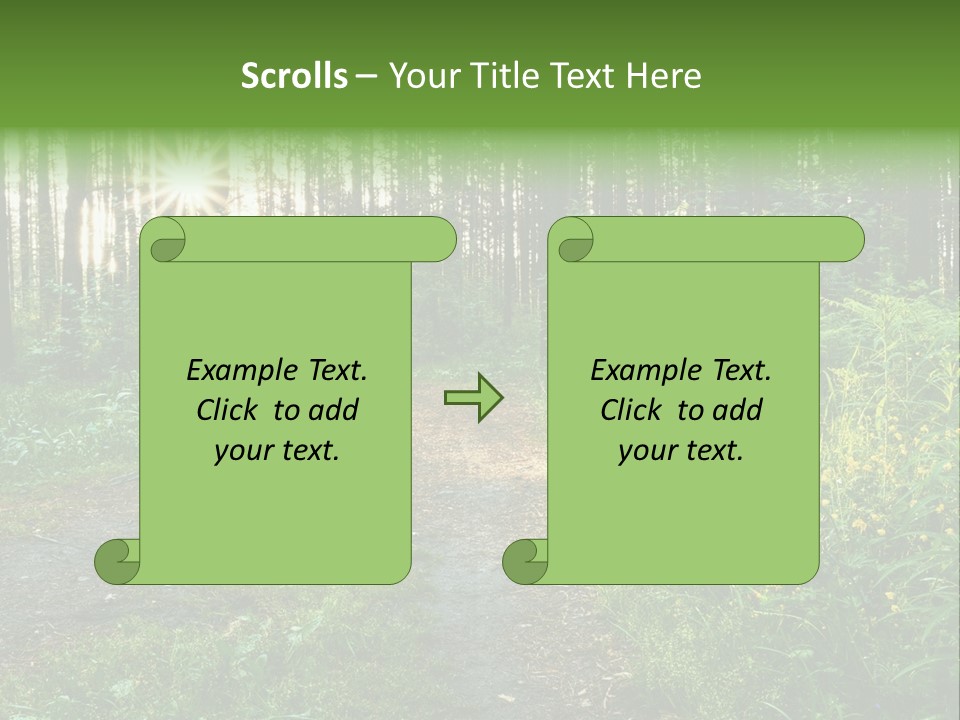Light Beautiful Sunset PowerPoint Template