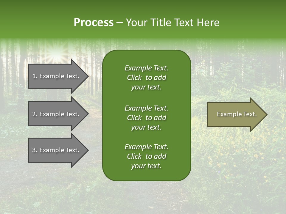 Light Beautiful Sunset PowerPoint Template