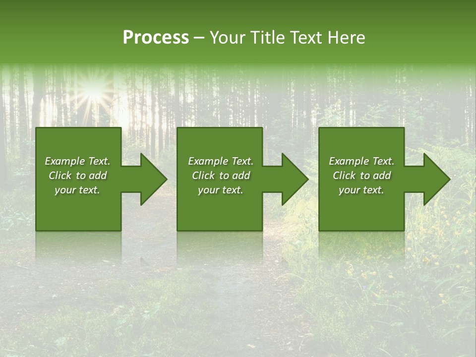 Light Beautiful Sunset PowerPoint Template