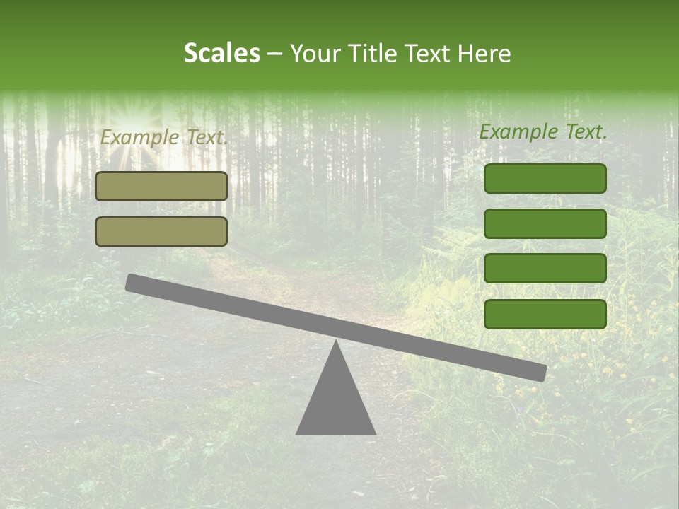 Light Beautiful Sunset PowerPoint Template