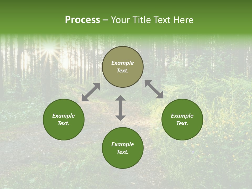 Light Beautiful Sunset PowerPoint Template