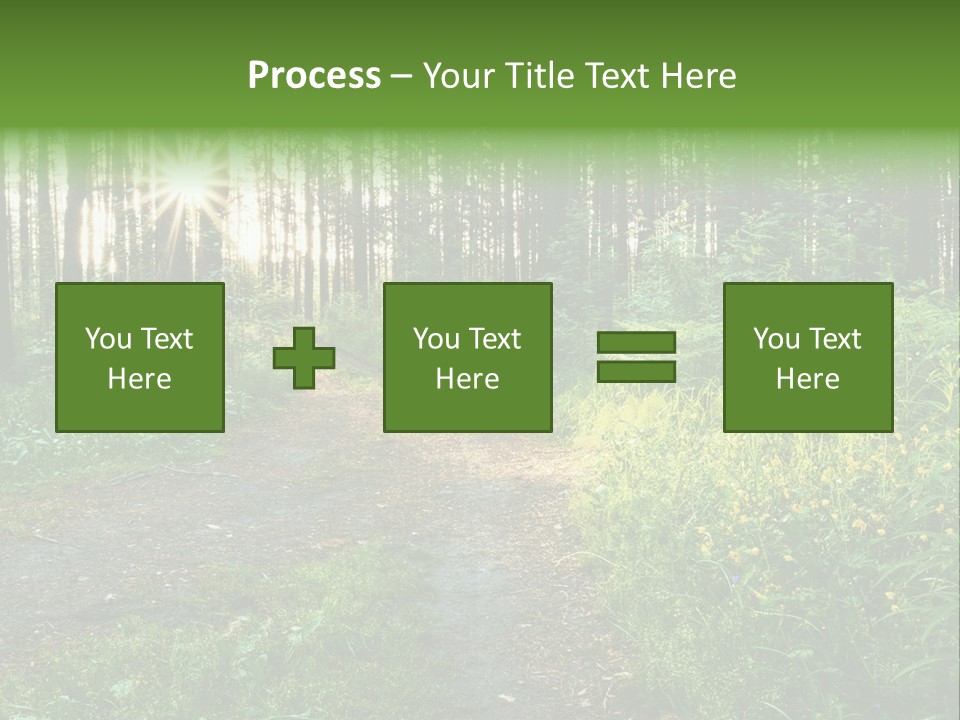 Light Beautiful Sunset PowerPoint Template