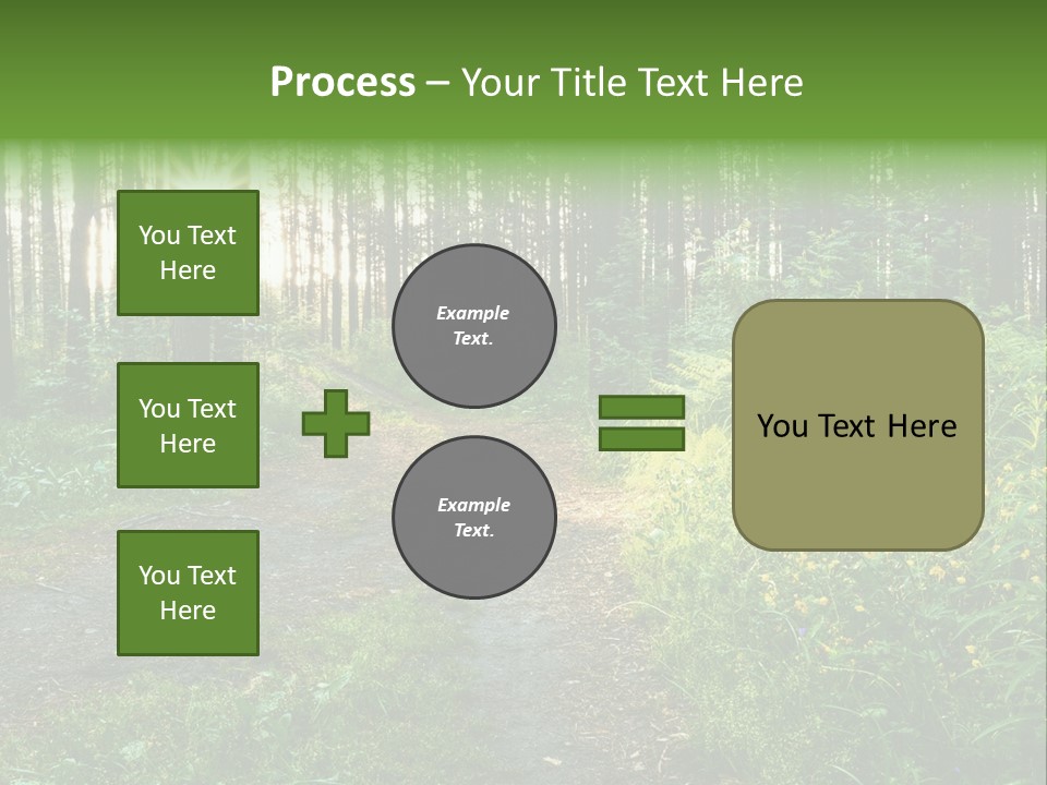 Light Beautiful Sunset PowerPoint Template