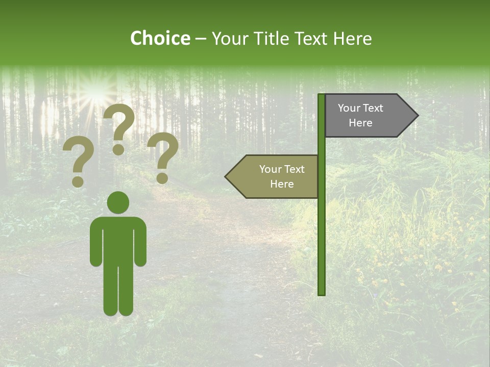 Light Beautiful Sunset PowerPoint Template