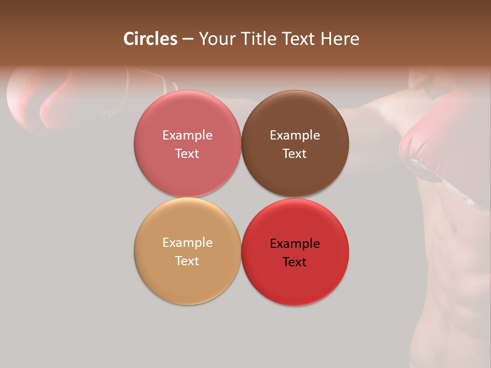 Caucasian Gloves Training PowerPoint Template