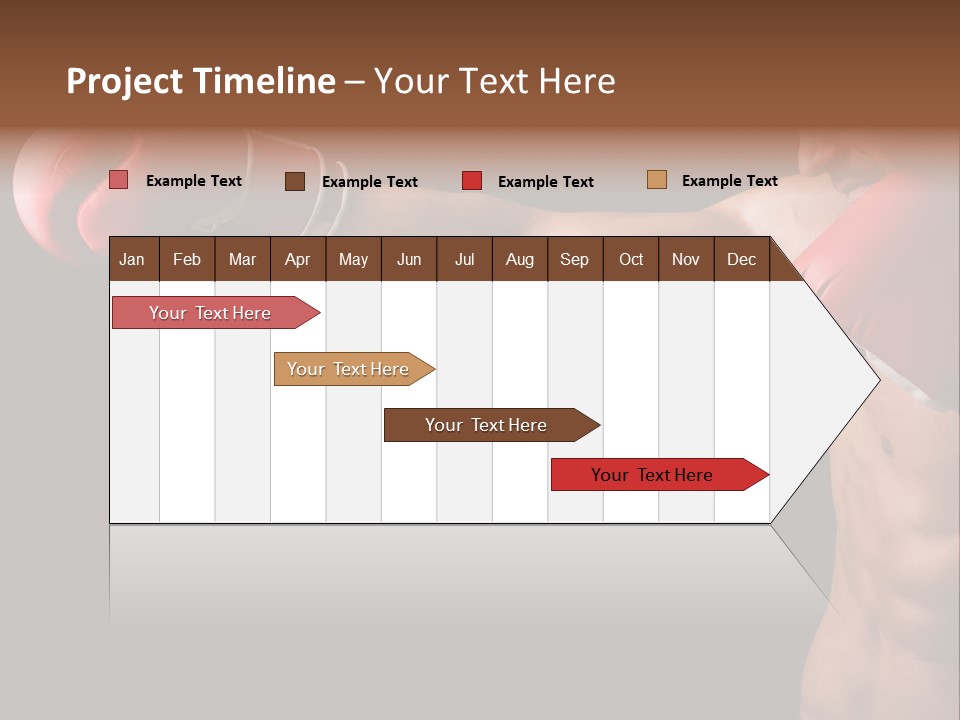 Caucasian Gloves Training PowerPoint Template