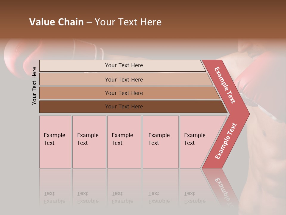 Caucasian Gloves Training PowerPoint Template