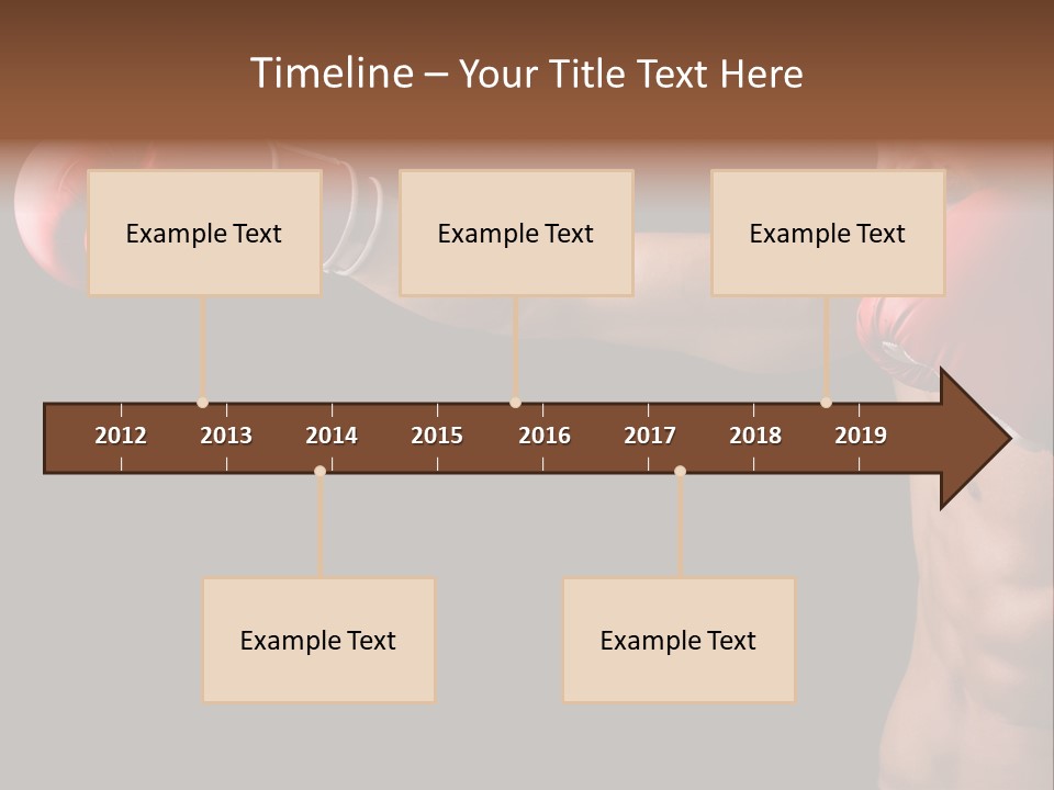 Caucasian Gloves Training PowerPoint Template