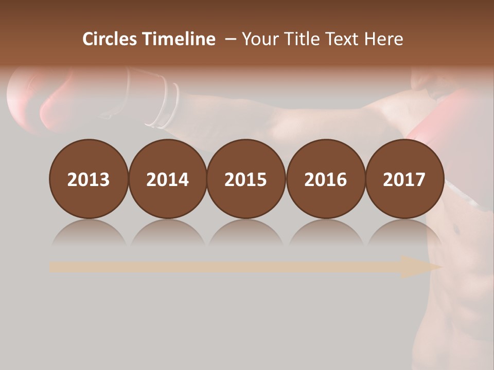 Caucasian Gloves Training PowerPoint Template