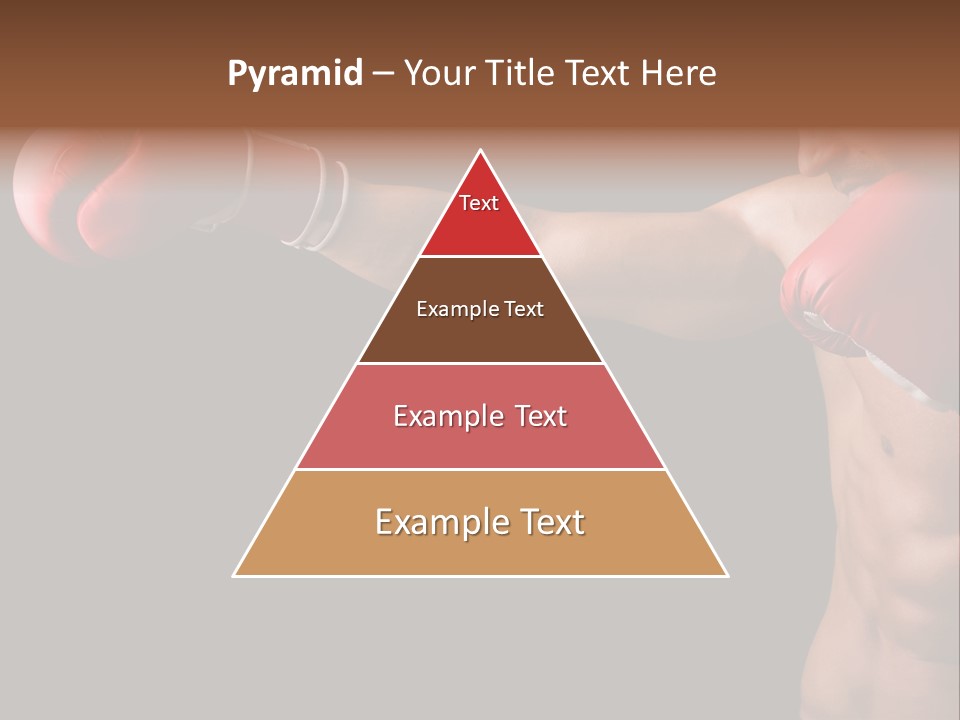 Caucasian Gloves Training PowerPoint Template