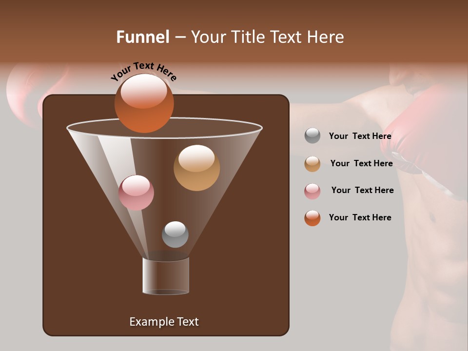 Caucasian Gloves Training PowerPoint Template