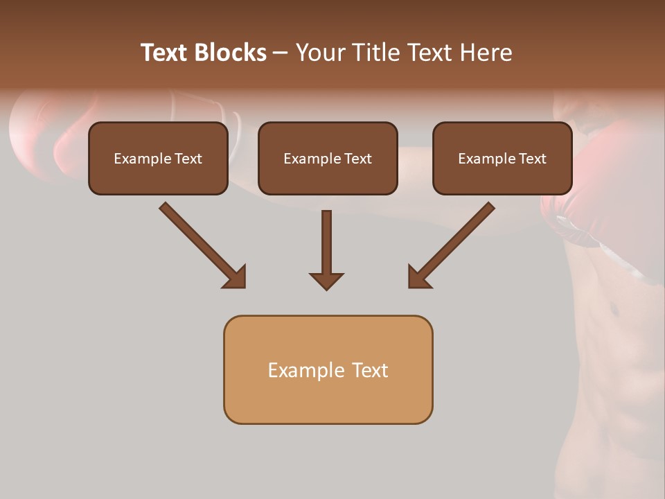 Caucasian Gloves Training PowerPoint Template
