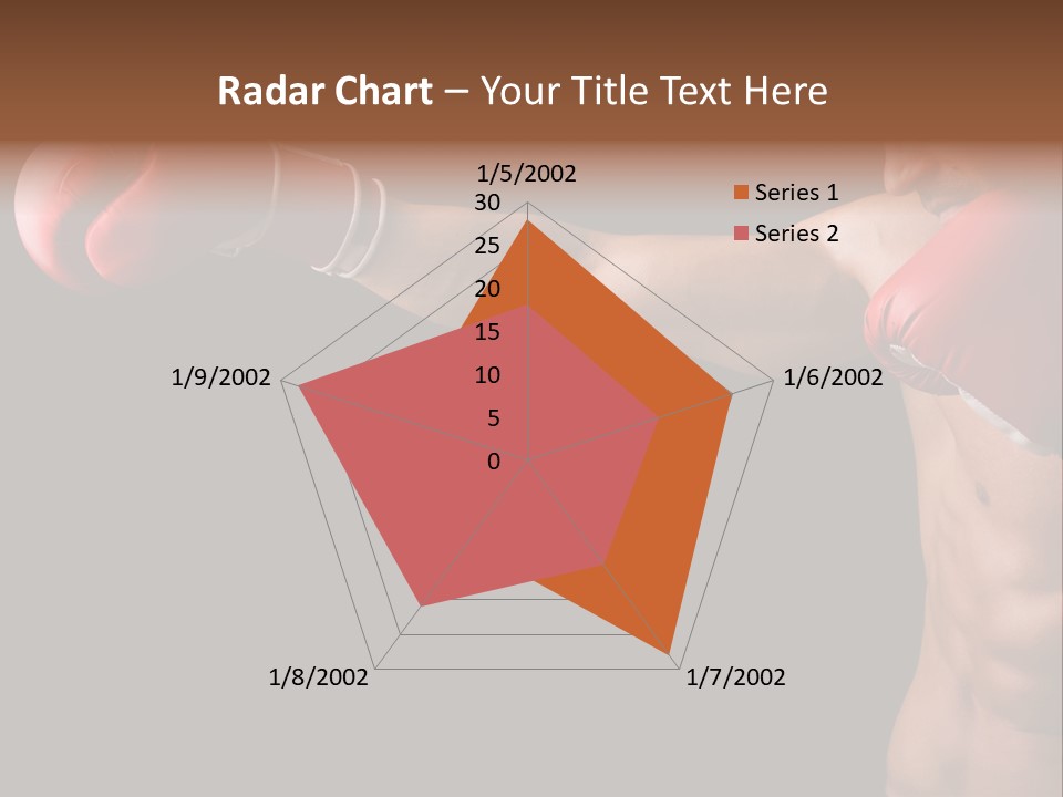 Caucasian Gloves Training PowerPoint Template