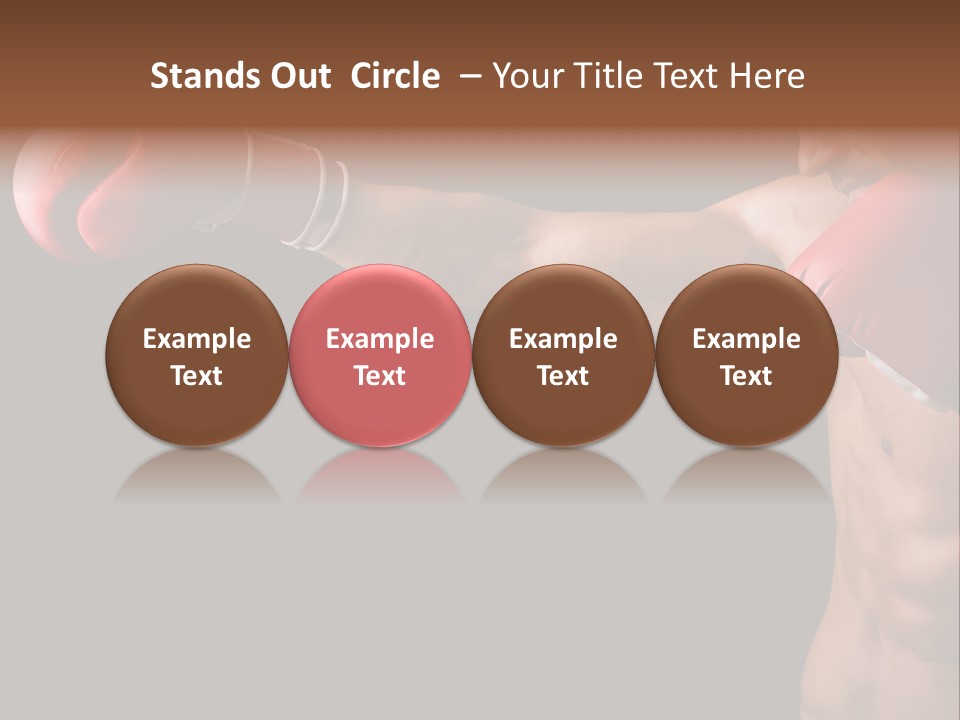 Caucasian Gloves Training PowerPoint Template